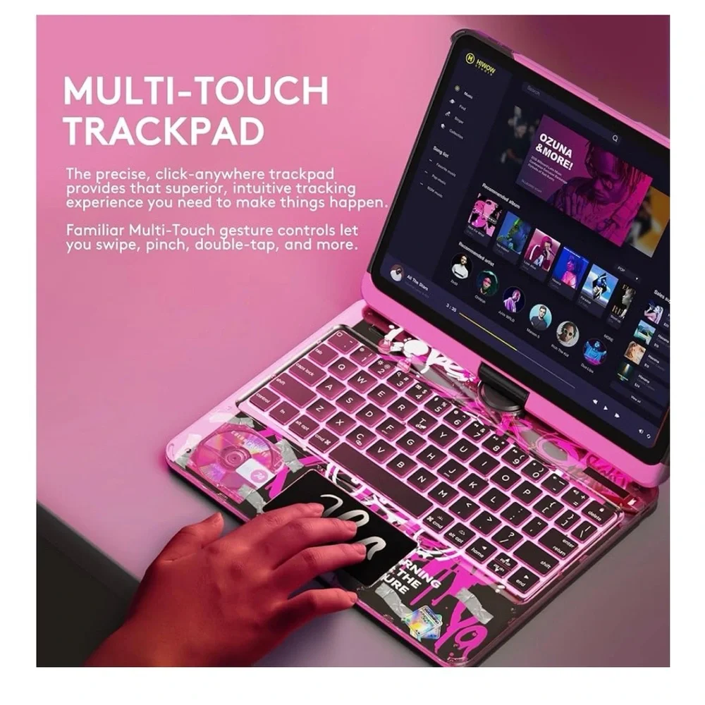 Pink Keyboard Case for iPad Pro 12.9